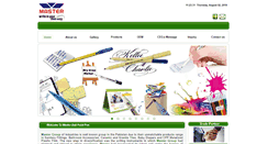 Desktop Screenshot of masterballpointpen.com